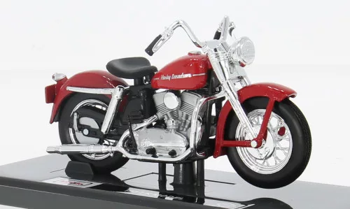Maisto - Harley Davidson K Model, rot, 1952, 1:18