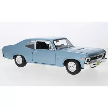   Maisto - Maisto, Chevrolet Nova SS Coupe, hellblau, 1970, 1:18