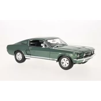Maisto - Ford Mustang GTA Fastback, dunkelgrün, 1967, 1:18