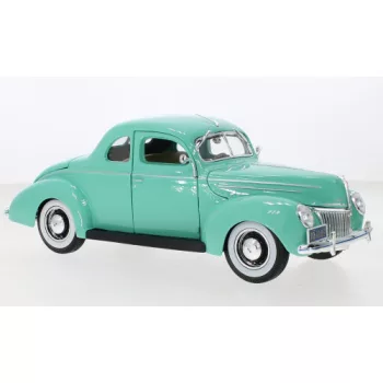 Maisto - Maisto, Ford Deluxe Coupe, helltürkis, 1939, 1:18