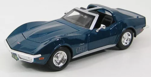 Maisto - CHEVROLET CORVETTE STINGRAY 1970 BLUE MET