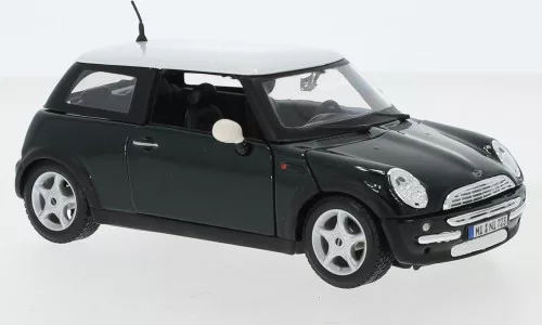 Maisto - Maisto, Mini Cooper, dunkelgrün/weiss, 1:24