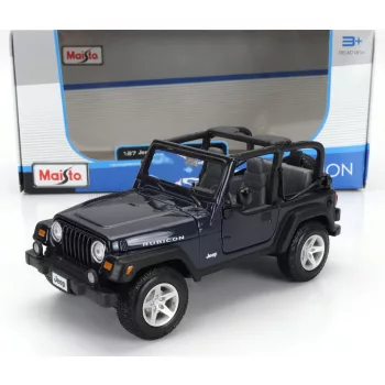Maisto - JEEP WRANGLER RUBICON OPEN 2012 BLUE MET