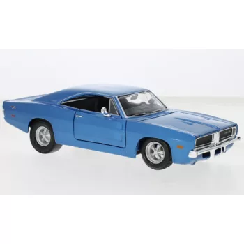 Maisto - Maisto, Dodge Charger R/T, blau, 1969, 1:24