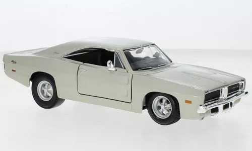 Maisto - Maisto, Dodge Charger R/T, silber, 1969, 1:24