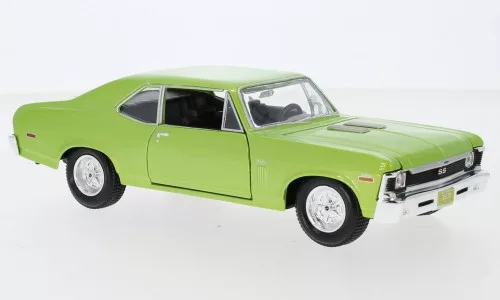 Maisto - Maisto, Chevrolet Nova SS, hellgrün, 1970, 1:24