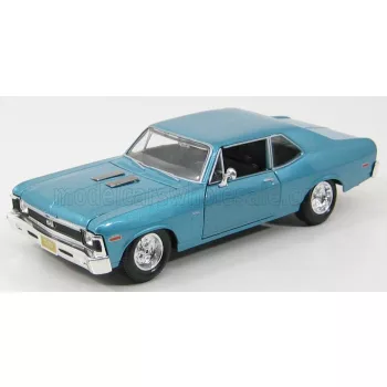 Maisto - CHEVROLET NOVA SS COUPE 1970 LIGHT BLUE MET