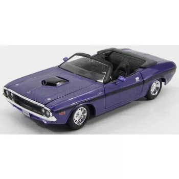   Maisto - DODGE CHALLENGER R/T 426 HEMI CONVERTIBLE 1970 PURPLE MET BLACK