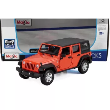 Maisto - JEEP WRANGLER UNLIMITED 2015 ORANGE