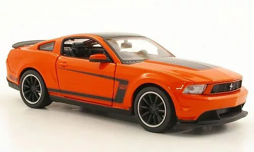 Maisto - Maisto, Ford Mustang Boss 302, dunkelorange, 1:24