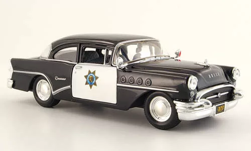 Maisto - Maisto, Buick Century, 1955, California Highway Patrol, 1:24
