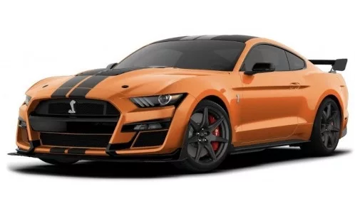 Maisto - Ford Mustang Shelby GT500, orange/schwarz, 2020, 1:18