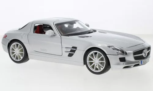 Maisto - Mercedes SLS AMG (C197), silber, 2010, 1:18