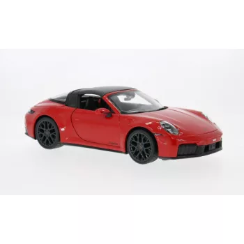   Maisto - Porsche 912 (992.2) Targa 4 GTS Hybrid rot/schwarz 2025 1:18