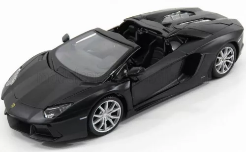 Maisto - LAMBORGHINI AVENTADOR LP700-4 ROADSTER 2013 BLACK MATT