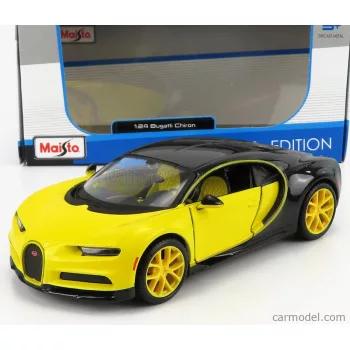   Maisto - Bugatti Chiron Le Patron 2016 Yellow - Nocturne Black