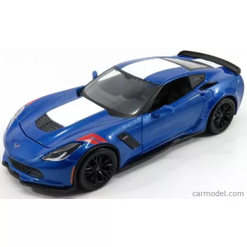 Maisto - Chevrolet Corvette Grand Sport 2017 Blue Met White