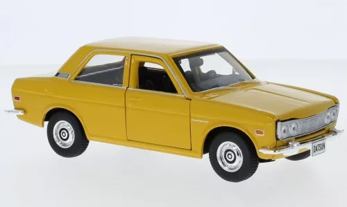 Maisto - Maisto, Datsun 510, dunkelgelb, 1971, 1:24