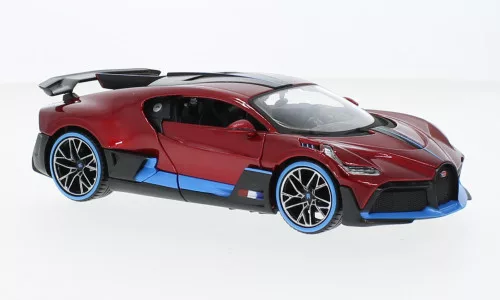 Maisto - Bugatti Divo, rot/hellblau, 2024, 1:24
