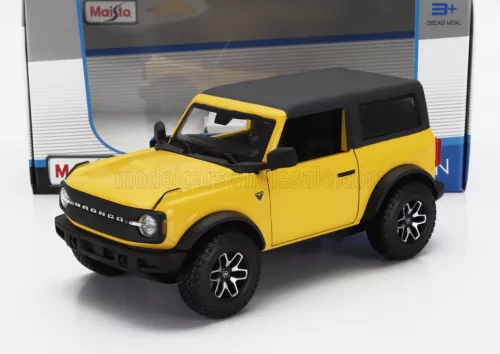Maisto - FORD USA BRONCO BADLANDS 2021 YELLOW