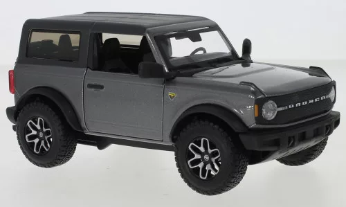 Maisto - Maisto, Ford Bronco Badlands, dunkelgrau/schwarz, 2021, 1:24