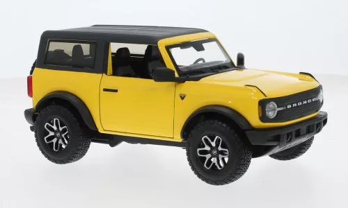 Maisto - Maisto, Ford Bronco Badlands, gelb/schwarz, 2021, 1:24