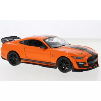   Maisto - Ford Mustang Shelby GT500, orange/schwarz, 2020, 1:24