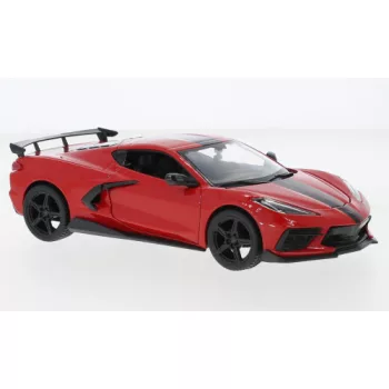 Maisto - Chevrolet Corvette Stingray (C8), rot, 2020, 1:24