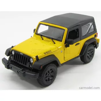 Maisto - Jeep Wrangler Willys Soft-Top 2014 Yellow Black