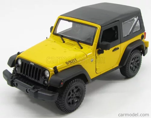 Maisto - Jeep Wrangler Willys Soft-Top 2014 Yellow Black