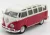 Maisto - VOLKSWAGEN T1 SAMBA MINIBUS 1962 RED IVORY