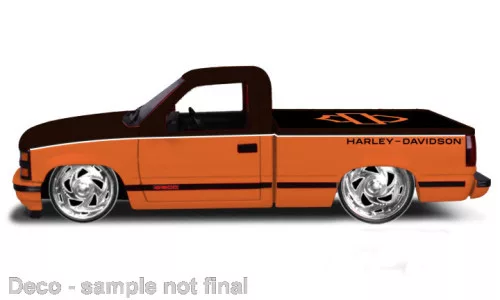 Maisto - Chevrolet 454 SS Pick-Up, orange/schwarz, 1993, 1:24