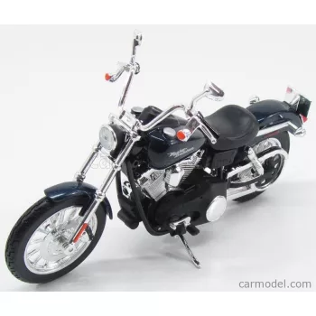   Maisto - Harley Davidson Fxdbi Dyna Street Bob 2006 Blue Met Black