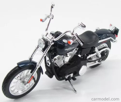 Maisto - Harley Davidson Fxdbi Dyna Street Bob 2006 Blue Met Black