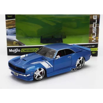 Maisto - CHEVROLET CAMARO Z/28 COUPE CUSTOM 1968 BLUE