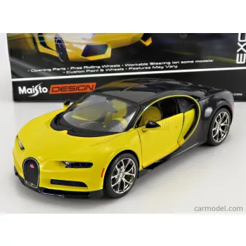 Maisto - Bugatti Chiron Le Patron 2016 Yellow Black