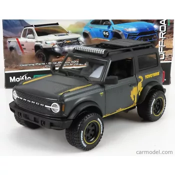 Maisto - Ford Usa Bronco Badlands Toyo Tires 2021 Matt Grey