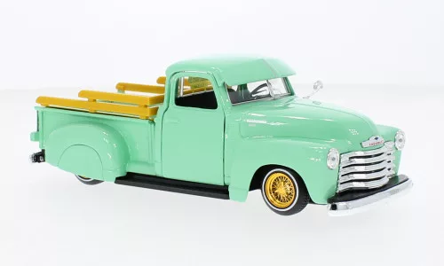 Maisto - Maisto, Chevrolet 3100 Pick Up, hellgrün, 1950, 1:24