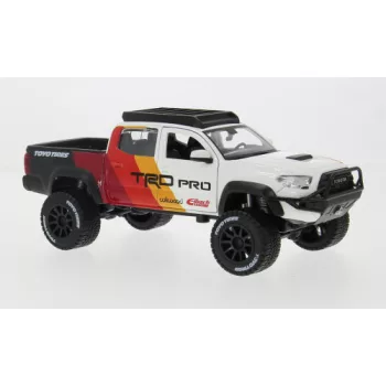Maisto - Toyota Tacoma TRD PRO, weiss/rot, 2023, 1:24