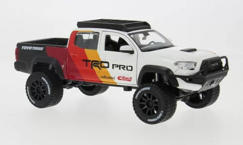 Maisto - Toyota Tacoma TRD PRO, weiss/rot, 2023, 1:24