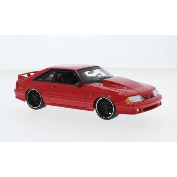   Maisto - Maisto, Ford Mustang SVT Cobra Custom, rot, 1993, 1:24