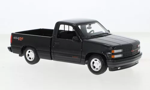 Maisto - Maisto, Chevrolet 454 SS Pick-Up, schwarz, 1993, 1:24