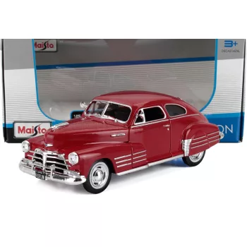 Maisto - CHEVROLET CHEVY FLEETLINE AEROSEDAN 1948 RED
