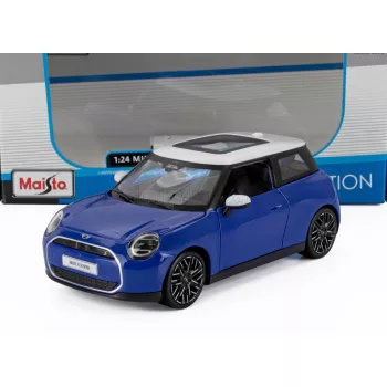 Maisto - MINI COOPER SE (J01) 2024 BLUE WHITE