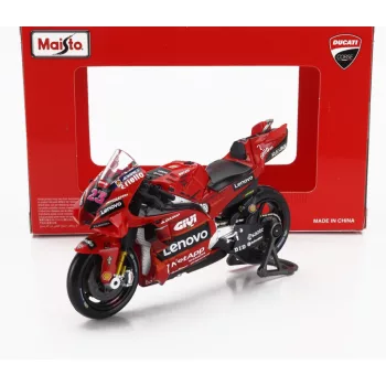   Maisto - DUCATI DESMOSEDICI GP23 TEAM LENOVO N 23 MOTOGP SEASON 2023 ENEA BASTIANINI RED