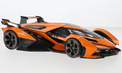 Maisto - Maisto, Lamborghini Vision GranTurismo V12, orange/carbon, 2021, 1:18