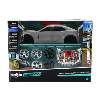 Maisto - CHEVROLET CAMARO SS COUPE CUSTOM 2010 GREY BLACK