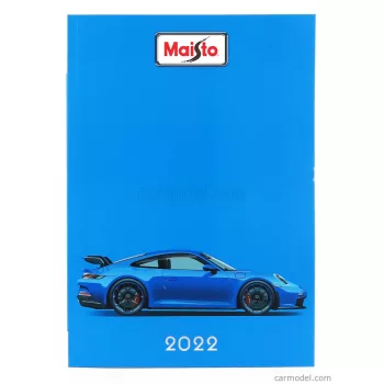   Maisto - Catalogo Maisto Catalogue 2022 Edition - 92 Pagine - Pages Light Blue