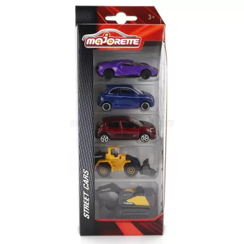   Majorette - FORD USA SET 5X GT - 500e ELECTRIC CAR 2020 - CITROEN DS3 - VOLVO RUSPA GOMMATA SCRAPER - ESCAVATORE EXCAVATOR VARIOUS