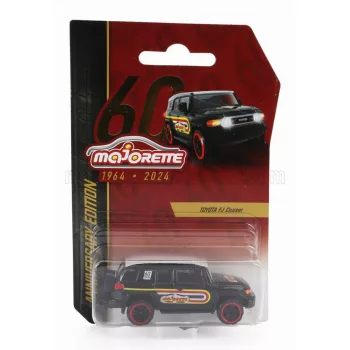 Majorette - TOYOTA FJ CRUISER 2007 BLACK WHITE